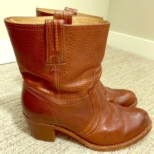 Frye Short Brown Leather Boot